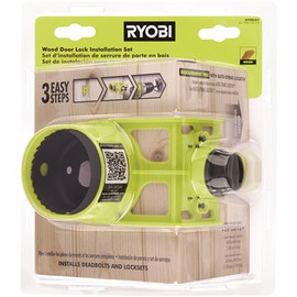 RYOBI Wood Door Lock Installation Kit