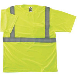 Ergodyne GloWear Large Hi Vis Lime Type R Class 2 T-Shirt