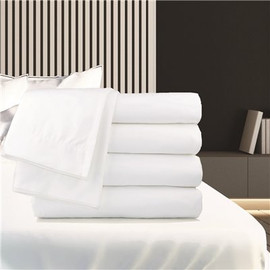 Oxford T250 Plain - King Flat Sheet