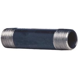 Southland 1-1/2 in. x 8 in. Black Steel Nipple Southland 1-1/2 in. x 8 in. Black Steel Nipple