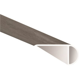 MSI Lush Gray Oak 0.75 in. T x 2.33 in. W x 94 in. L Luxury Vinyl Overlapping Stair Nose Molding