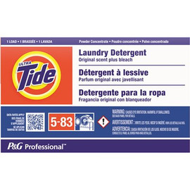 Tide Ultra-Original Scent Powder Laundry Detergent Plus Bleach for Coin Vend (1-Load, 156/Case)