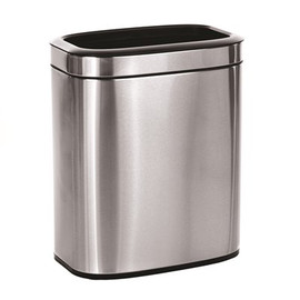 Alpine Industries 5.3 Gal. Stainless Steel Rectangular Liner Open Top Trash Can