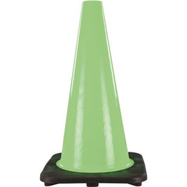 18 in. Green PVC Plus Cone