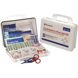 First Aid Only 25-Person Plastic Contractor First Aid Kit, OSHA Compliant