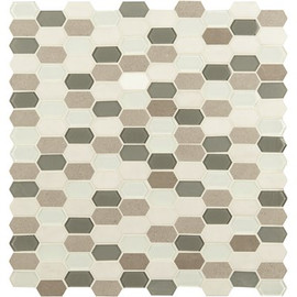 MSI Lascari Picket 11.63 in. x 12 in. Mixed Glass Patterned Look Wall Tile (9.7 sq. ft./Case) MSI Lascari Picket 11.63 in. x 12 in. Mixed Glass Patterned Look Wall Tile (9.7 sq. ft./Case)