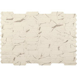 MSI Statuario Celano Picket 9.84 in. x 14.13 in. Textured Glass Patterned Look Floor and Wall Tile (14.55 sq. ft./Case) MSI Statuario Celano Picket 9.84 in. x 14.13 in. Textured Glass Patterned Look Floor and Wall Tile (14.55 sq. ft./Case)