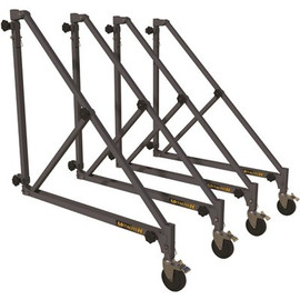 MetalTech 46 in. Outrigger Set with 5 in. Caster Wheels for Indoor Scaffold, 1000 lbs. Load Capacity (Set of 4)