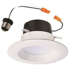 Halo 4 in. 2700K Integrated LED Recessed Ceiling Light Retrofit Trim at 90 CRI Warm White Title 20 Compliant