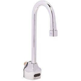 T&S Sensor Touchless Single Hole Bathroom Faucet Wall Mount Faucet in Polished Chrome Plated Brass