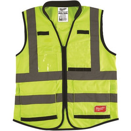 Milwaukee Large/Extra Large Yellow Class 2 High Visibility Safety Vest (CSA)