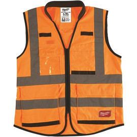 Milwaukee 2X-Large /3X-Large Orange Class 2 High Visibility Performance Safety Vest (CSA)