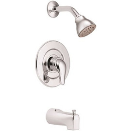 MOEN Chateau Single-Handle 1-Spray Tub and Shower Faucet with M-PACT in Chrome (Valve Not Included) (12-Pack)