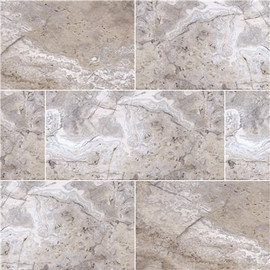 MSI Silver 16 in. x 24 in. Rectangle Tumbled Gray Travertine Paver Tile (60 Pieces/160.2 sq. ft./Pallet)