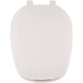 CENTOCO Eljer Emblem Elongated Square Closed Front Toilet Seat in White