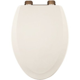 CENTOCO Centocore Elongated Closed Front Toilet Seat in White with Oil Rubbed Hinge