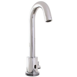 Speakman Sensorflo Battery Powered Single Hole Touchless Bathroom Faucet with Gooseneck in Polished Chrome