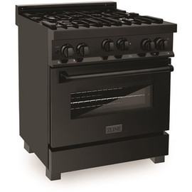 ZLINE Kitchen and Bath DO NOT SELL 30" 4.0 cu. ft. Gas Range with Convection Gas Oven in Black Stainless Steel