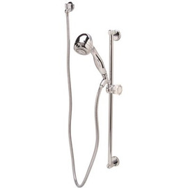 Zurn Temp-Gard 24 in. Single-Handle Handheld Shower with Mounting Bar in Chrome