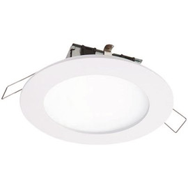 Halo 4.85 in. 5000K Lens White Remodel Round Surface Mount Recessed Integrated LED Trim Kit