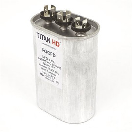 TITAN HD 55+5 MFD 440/370-Volt Oval Run Capacitor
