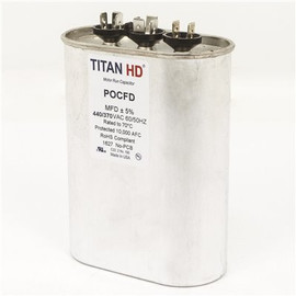 TITAN HD 80+5 MFD 440/370-Volt Oval Run Capacitor
