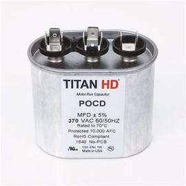 TITAN HD 20+5 MFD 440/370-Volt Oval Run Capacitor