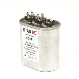 TITAN HD 25+5 MFD 440/370-Volt Oval Run Capacitor