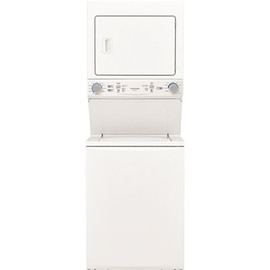 Frigidaire White Electric Washer/Dryer Laundry Center - 3.9 cu. ft. Washer and 5.5 cu. ft. Dryer