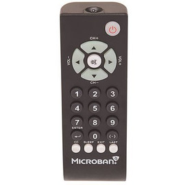Microban Zenith 1-Device Universal Remote in Black