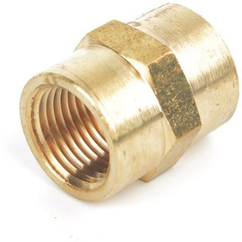 Everbilt 1/8 in. Brass Coupling (10-Pack)