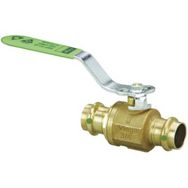 Viega 1-1/4 in. x 1-1/4 in. Zero Lead Bronze Ball Valve