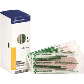SMARTCOMPLIANCE 1 in. x 3 in. Adhesive Plastic Bandages Refill (40 per Box)