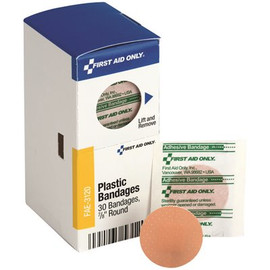 SMARTCOMPLIANCE 7/8 in. Round Adhesive Plastic Bandages Refill (30 per Box)