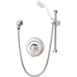 Symmons Safetymix 1-Handle Wall-Mounted Hand Shower Trim Kit in Polished Chrome (Valve Not Included)