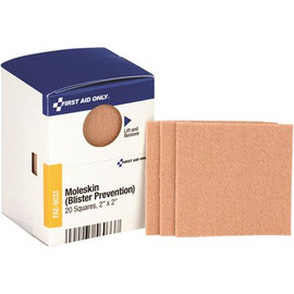 SMARTCOMPLIANCE 2 in. x 2 in. Moleskin (Blister Prevention) Refill (20 per Box)