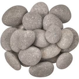 MSI Nile Gray Pebbles 0.5 cu. ft. per Bag (1 in. to 2.5 in.) Bagged Landscape Rock (55 Bags/Covers 22.5 cu. ft.)
