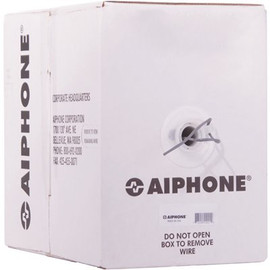 AIPHONE Non-Shielded 18 AWG 4-Conductor Wire, Low Cap Wire, 1000 ft. L