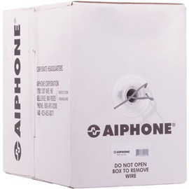 AIPHONE Non-Shielded 18 AWG 2-Conductor Wire, Low Cap Wire, 1000 ft. L