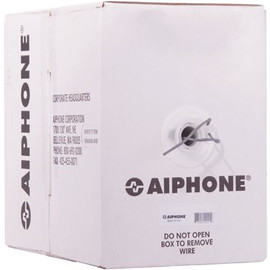 AIPHONE Non-Shielded 18 AWG 2-Conductor Wire, Low Cap Wire, 500 ft. L