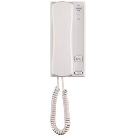 AIPHONE IX Series Wall Mount 1-Channel IP Audio Sub Station Intercom with Handset, White