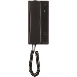 AIPHONE IX Series Wall Mount 1-Channel IP Audio Sub Station Intercom with Handset, Black