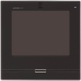 AIPHONE IX Series Surface Mount 1-Channel IP Video Master Station Intercom with SIP Compatible, PoE, Black