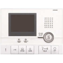 AIPHONE GT Series Surface Mount 1-Channel Color Video Master Station Intercom with 3-1/2 in. Color LCD Display, White