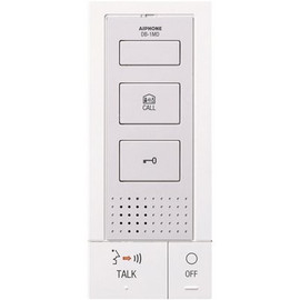 AIPHONE DB Series Surface Mount 1-Channel Audio Master Station Intercom with Door Release, White