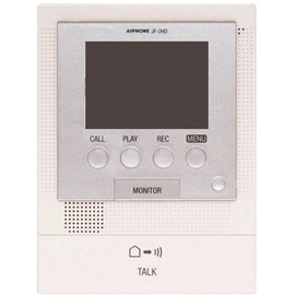 AIPHONE JF Series Surface Mount 1-Channel Video Sub-Master Station Intercom with Door Release, Picture, Message, White - Gray