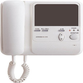 AIPHONE KB Series Surface Mount 1-Channel Color Video Sub Monitor with Handset Intercom with 4 in. Color LCD Display, White