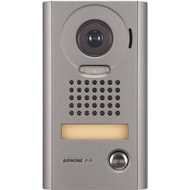 AIPHONE JP Series Surface Mount 1-Channel Color Video Door Station Intercom with Weather Resistant, Aluminum