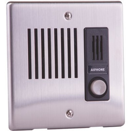 AIPHONE LE Series Surface Mount 1-Channel Door Station Intercom with Weather Resistant, Stainless Steel