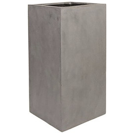 Vasesource Bristol 31.5 in. x 16 in. x 16 in. Gray Fiberstone Planter